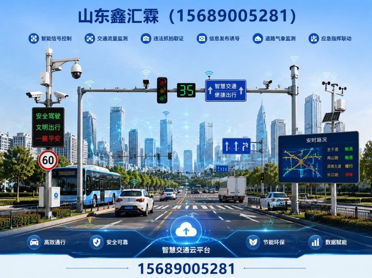 张店区智慧交通设备展示图